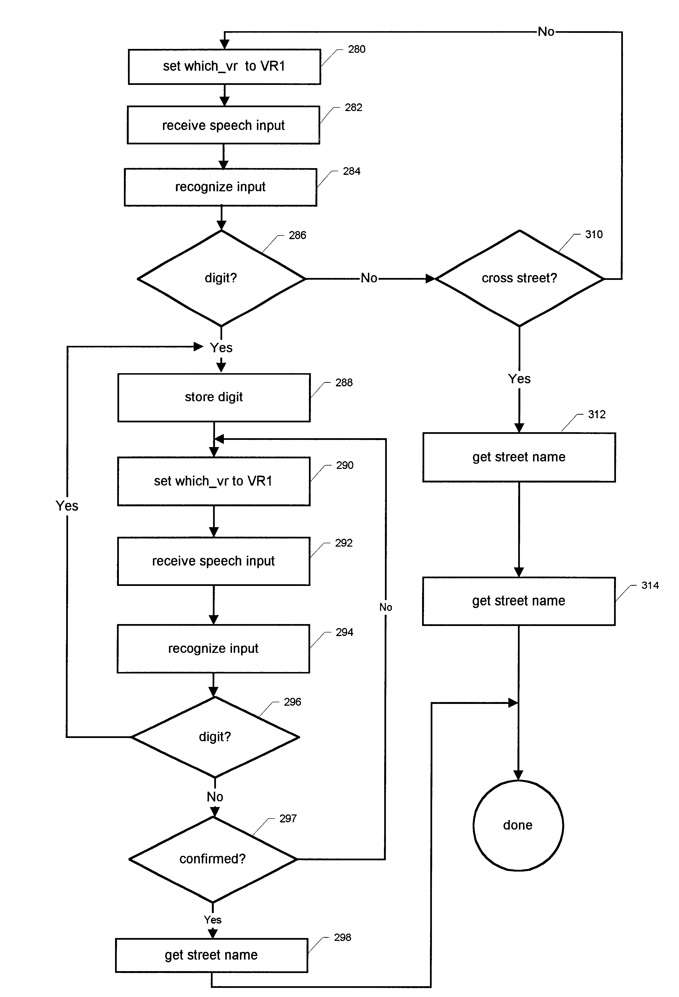 System for using speech recognition with map data