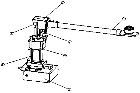 Rotation table apparatus for folding tethered unmanned aerial vehicle arm