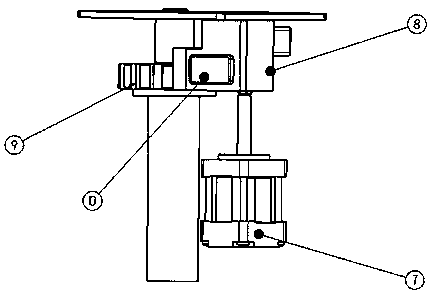 Rotation table apparatus for folding tethered unmanned aerial vehicle arm