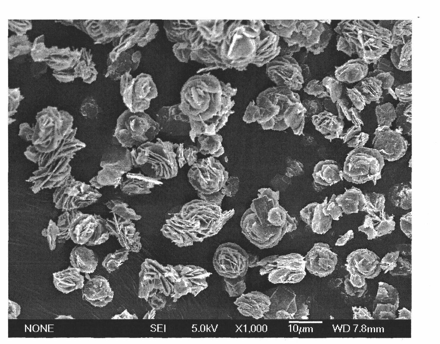 Method for preparing ferroferric oxide nano-piece through microwave method