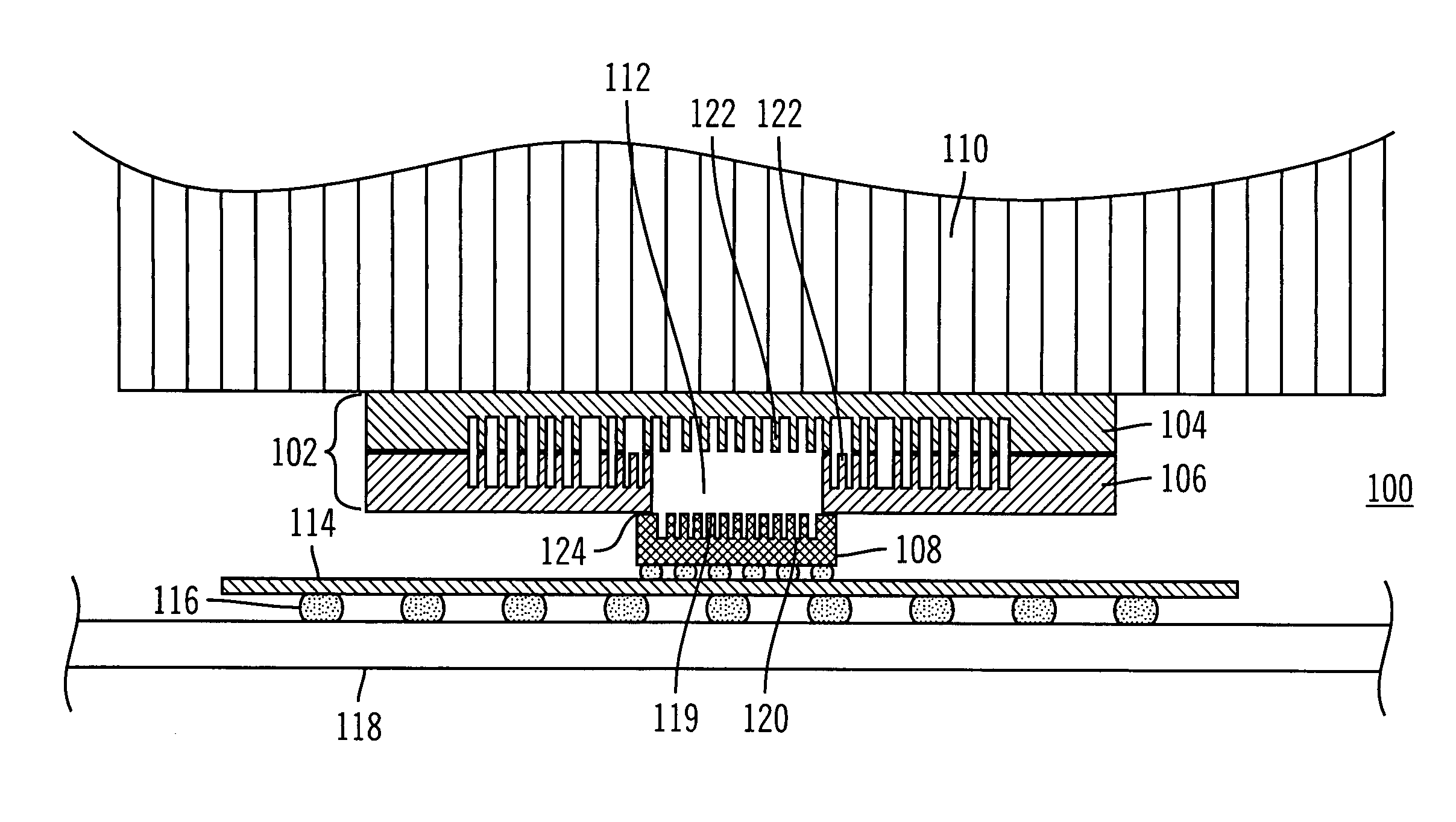 Thermal interposer for thermal management of semiconductor devices