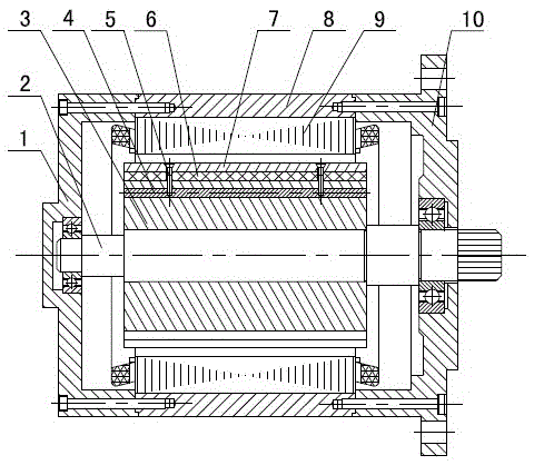 A radial permanent magnet drive motor for an electric van transport vehicle