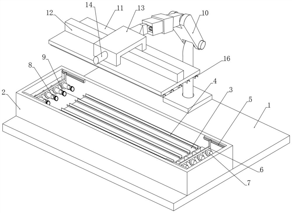 A high-efficiency scrubbing equipment suitable for thin-diameter and thin-walled metal long pipes