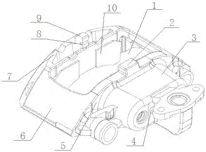 Integrated radial air chamber disk brake calipers