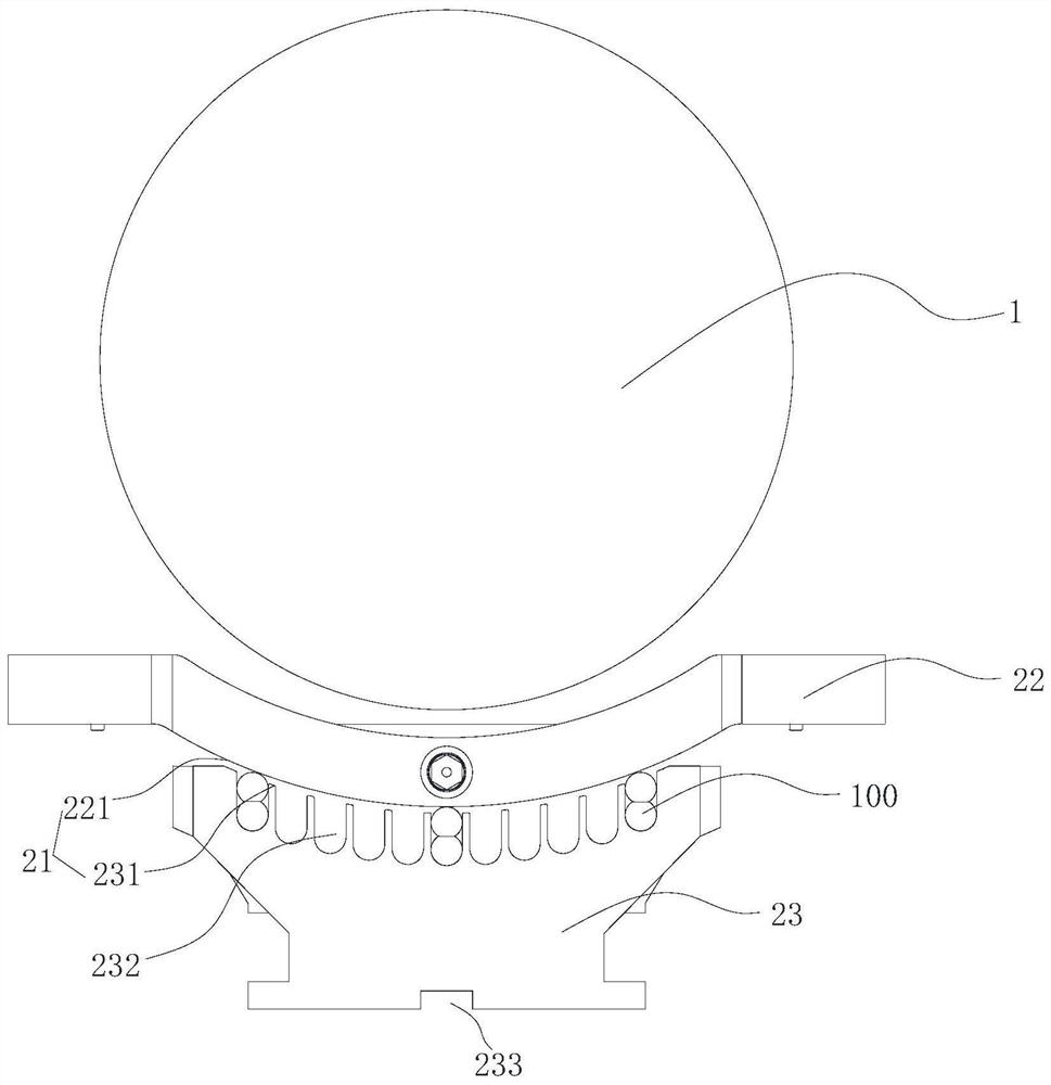 Cutting device and clamping device