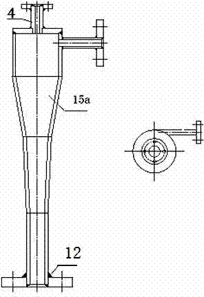 Novel rotational-flow air-floatation sewage treatment device