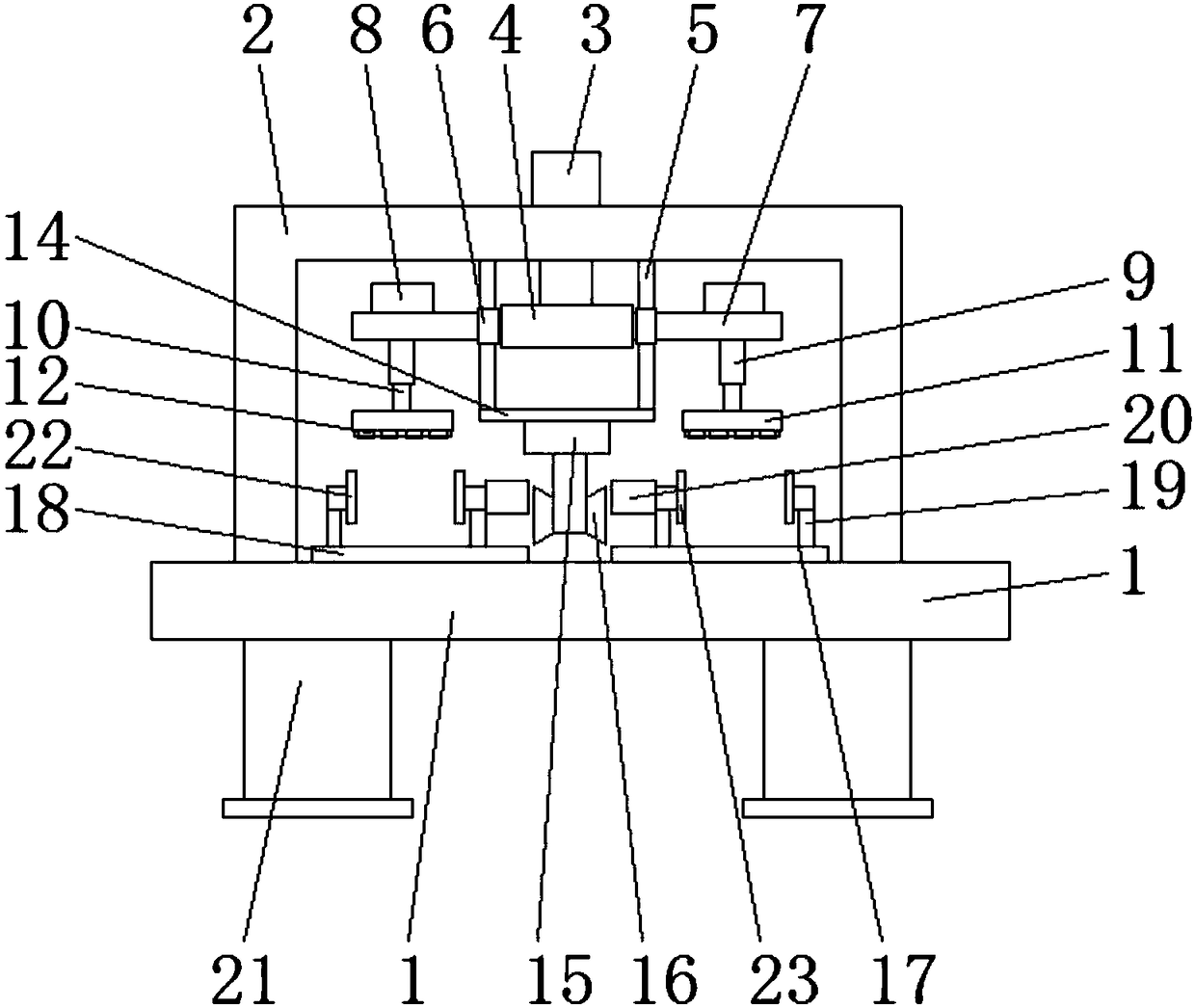 Bearing pedestal deburring device