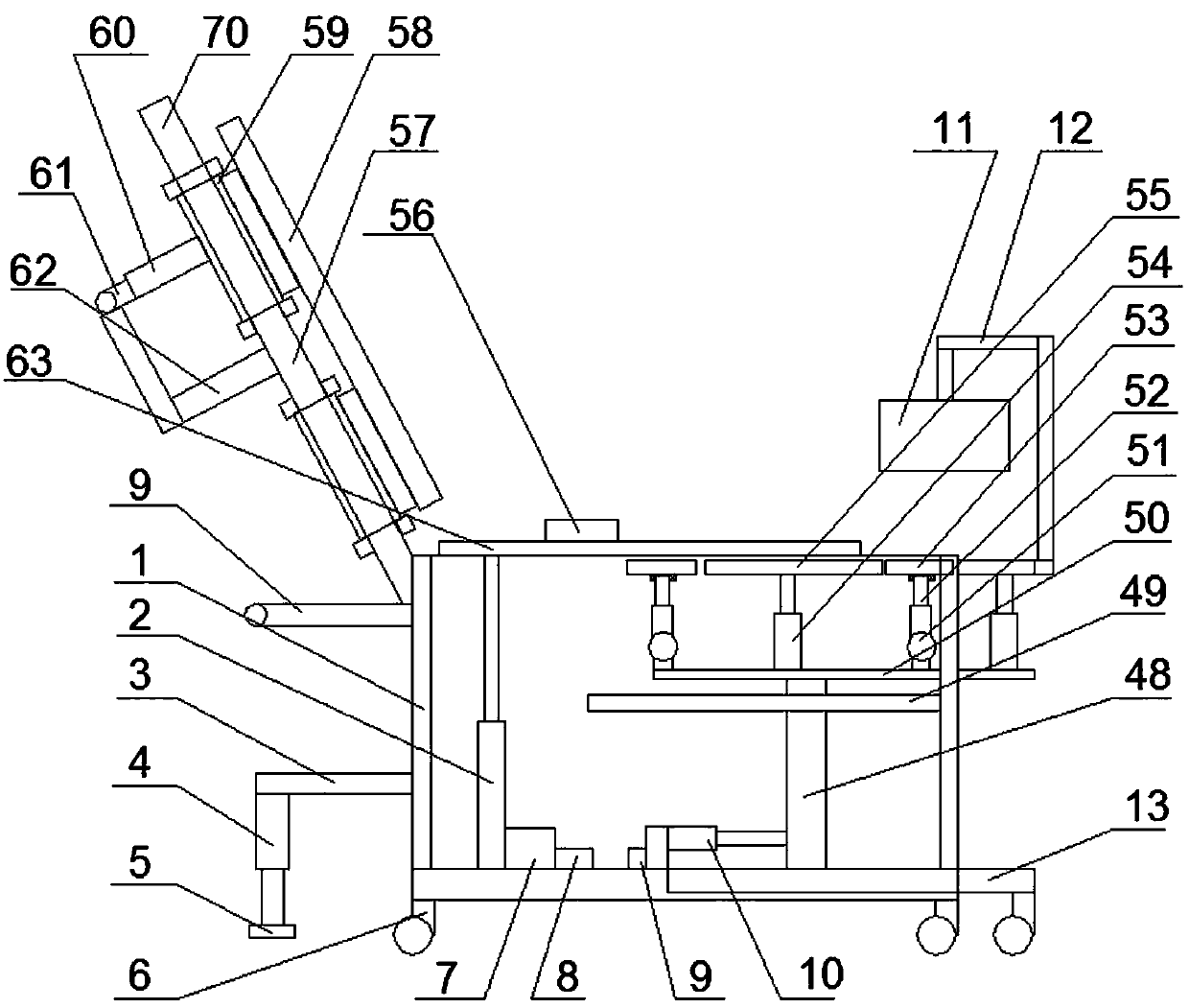 Severe patient postoperative recovery physical therapy device