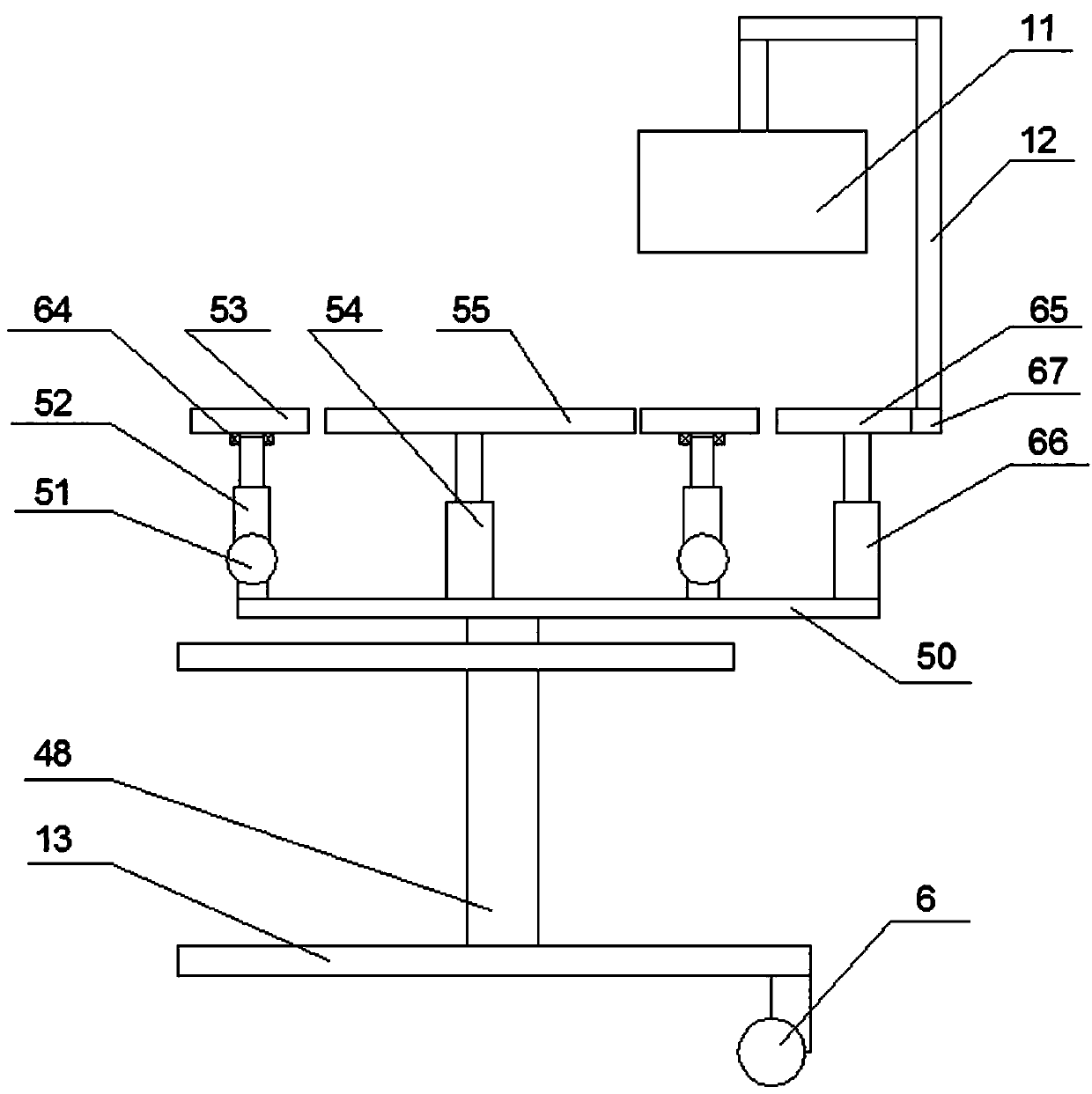 Severe patient postoperative recovery physical therapy device