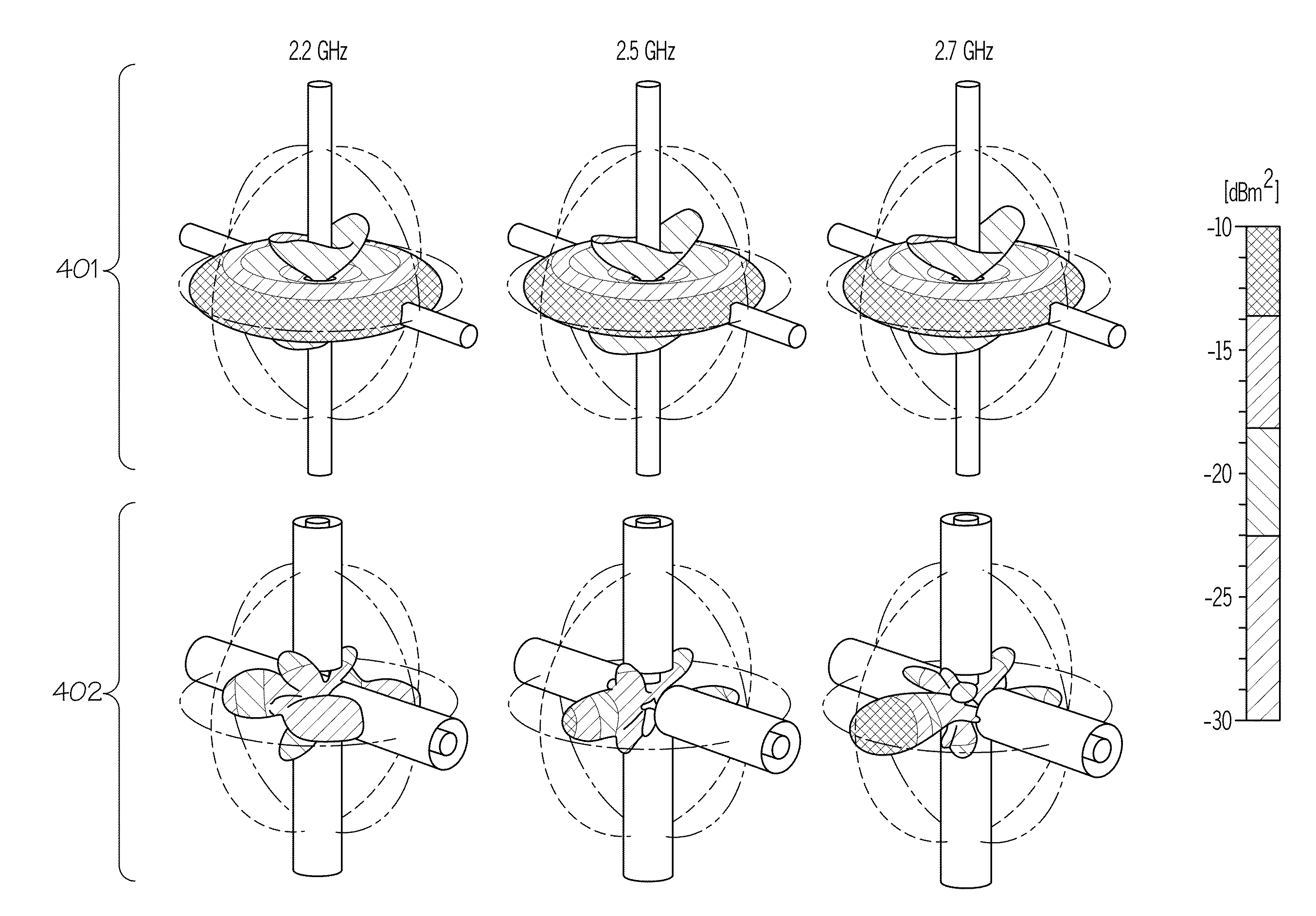 Dual-polarized, broadband metasurface cloaks for antenna applications