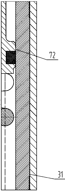 Oil injection float valve for petroleum drilling