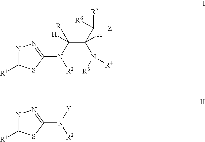 Thiadiazole modulators of PKB