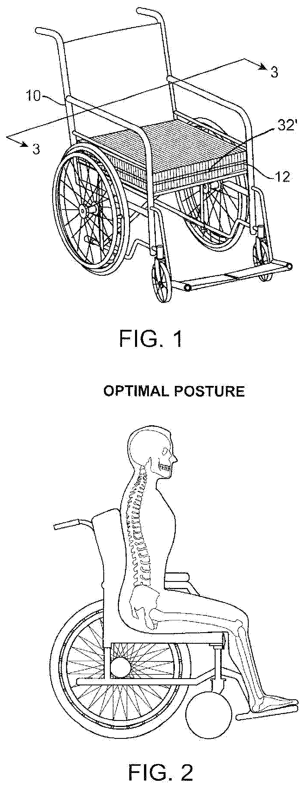 Adjustable anatomical support and seat cushion apparatus for wheelchairs