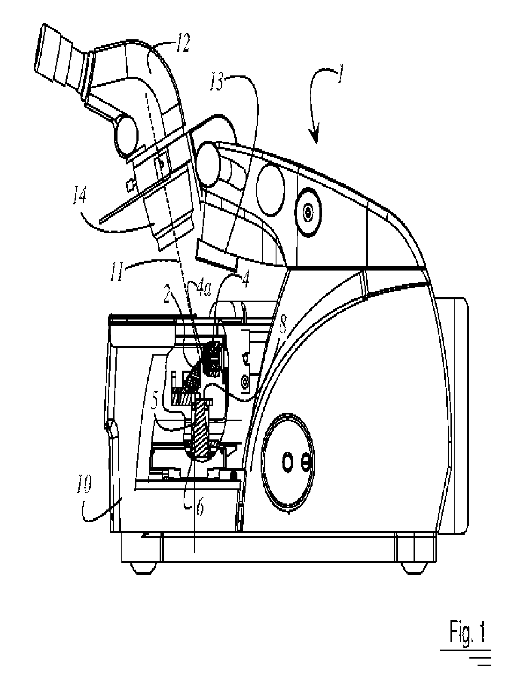 Cooling chamber and system of a cooling chamber with a microtome