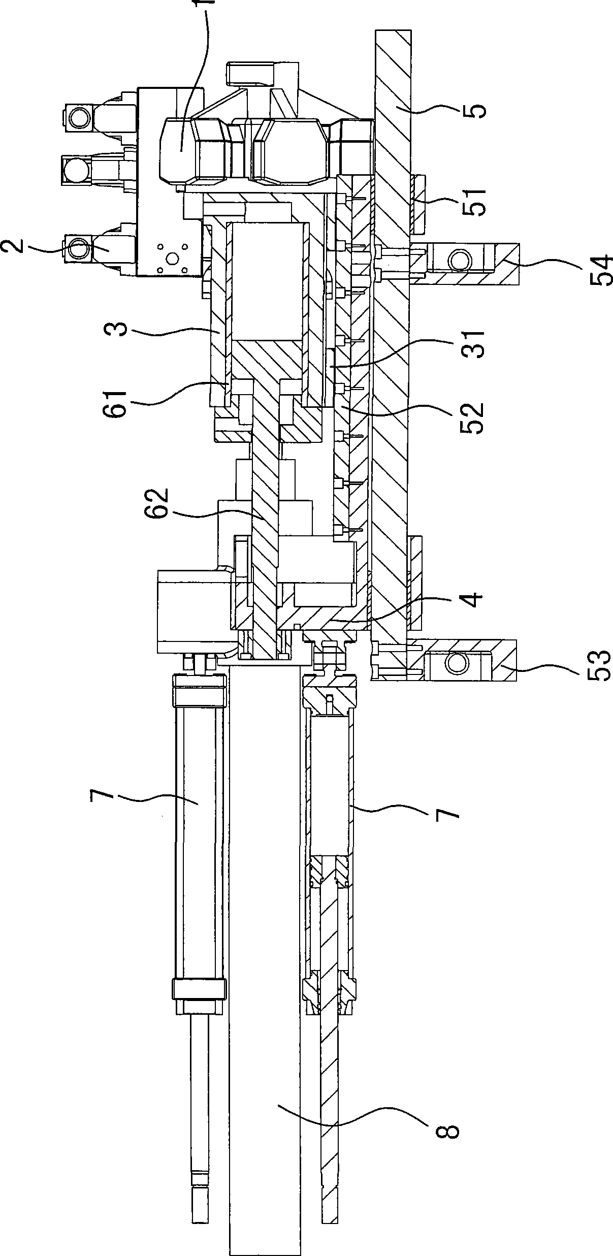 Injection mechanism of injection machine