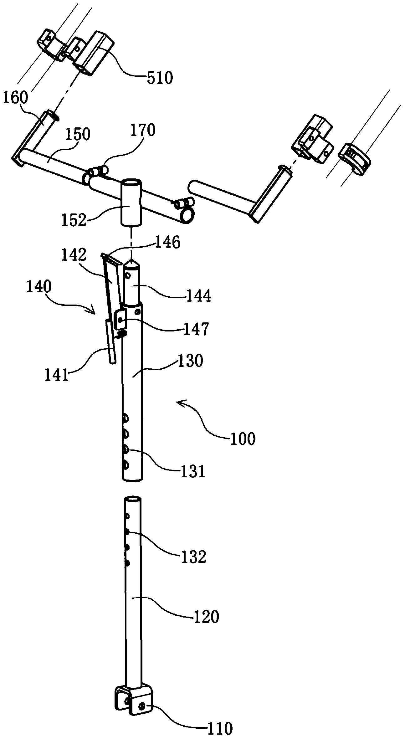 Wheelchair electric driving head and use method thereof