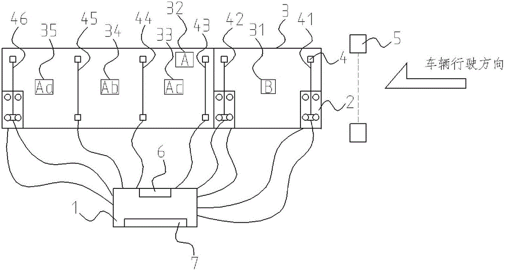 System and method for displaying metrical information of passing vehicles in real time in form of animations