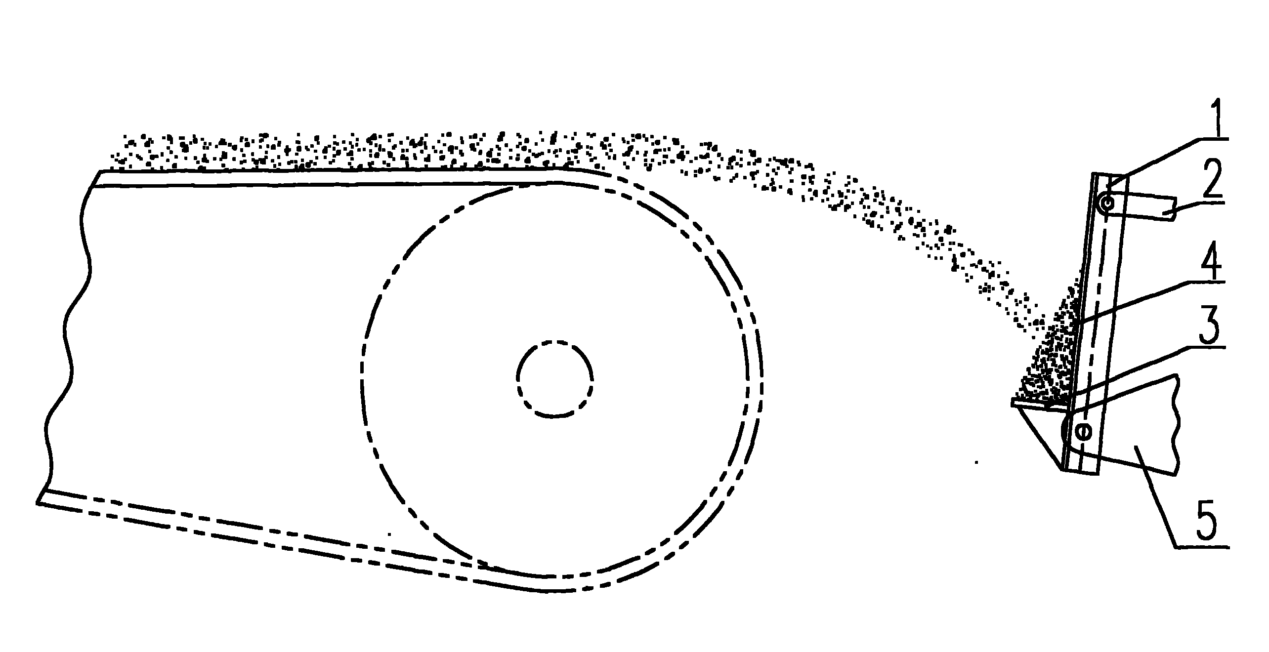 Wear-resisting device of receiving liner plate of band conveyor