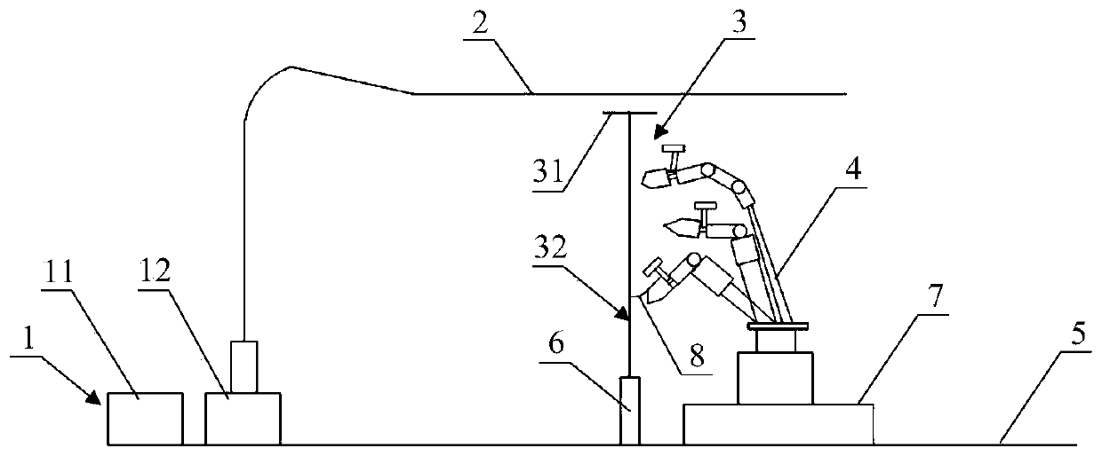 Method and device for testing inductive discharge anti-interference ability of power distribution live working robot