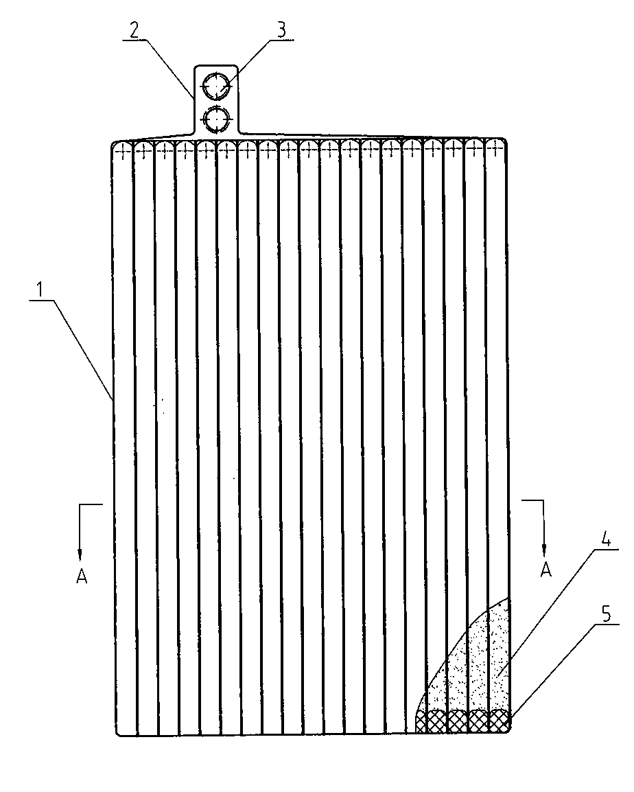 Porous graphite electrode for lead-acid battery