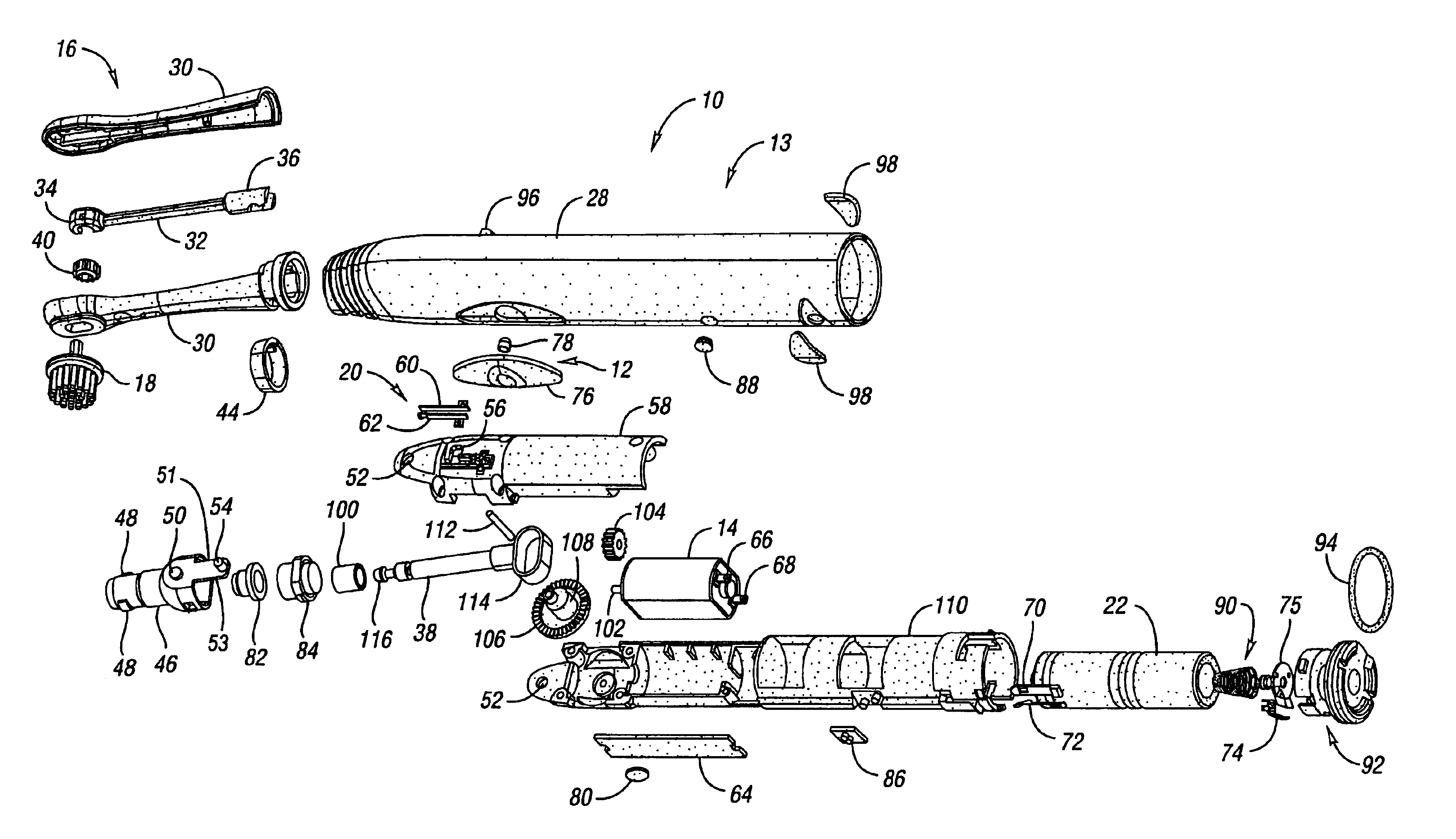 Automatic electric toothbrush