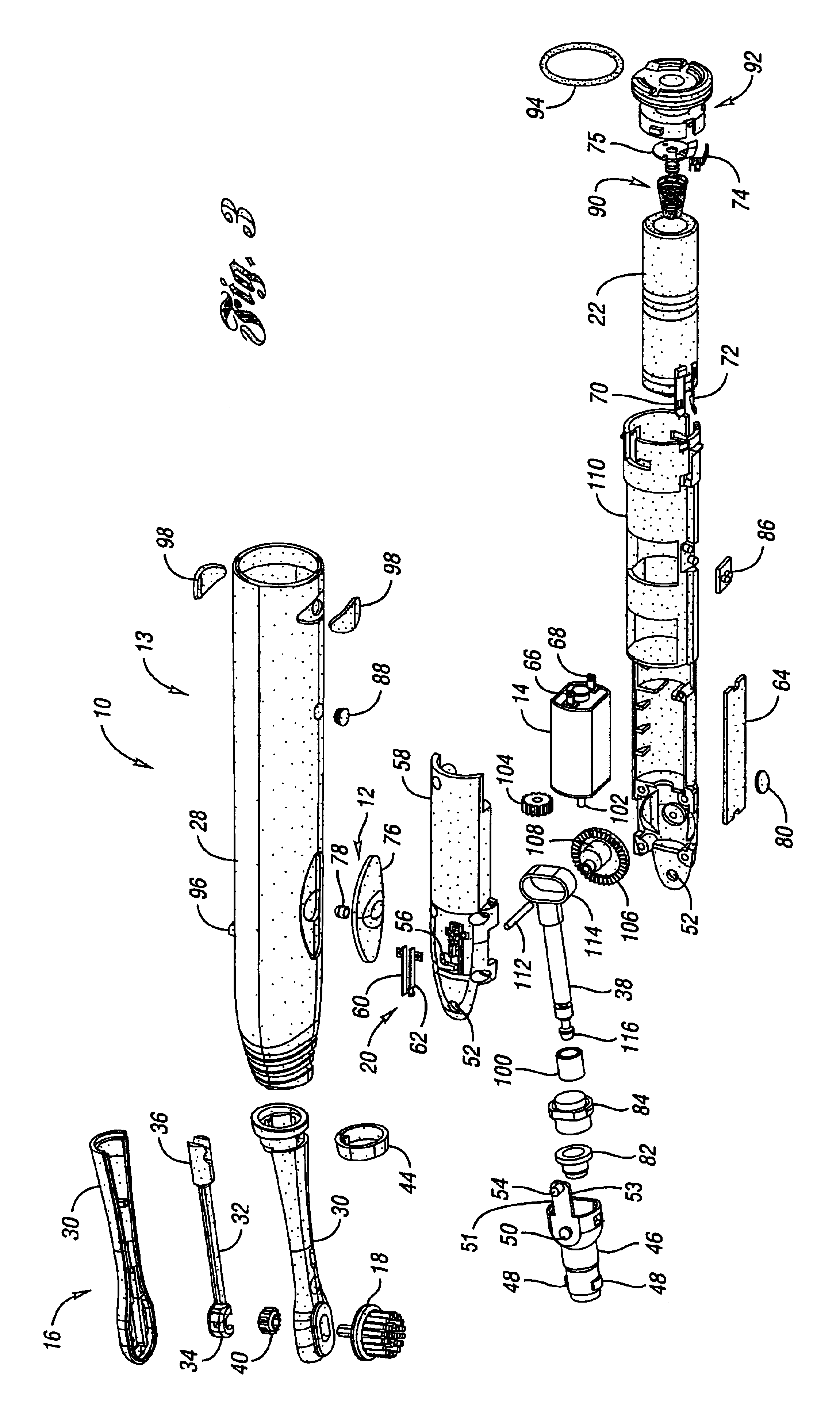 Automatic electric toothbrush