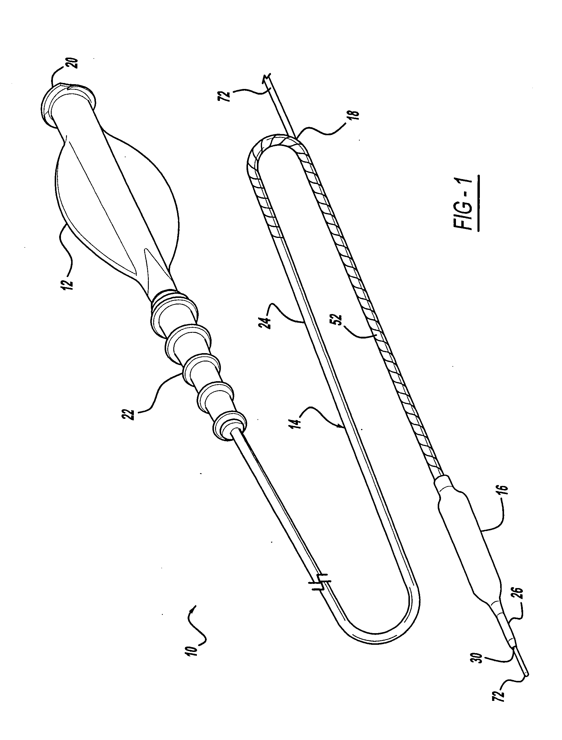 Rapid-exchange balloon catheter shaft and method