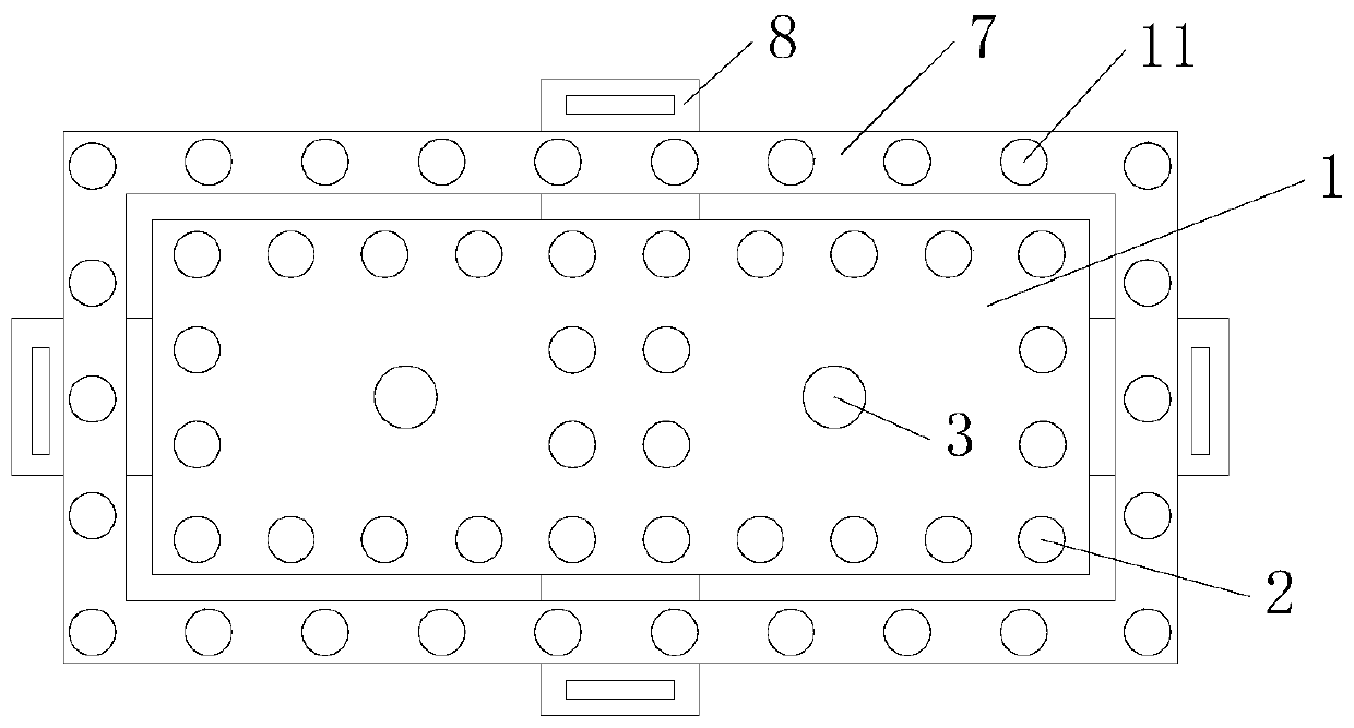 Guide plate for bone transport of tibia osteotomy