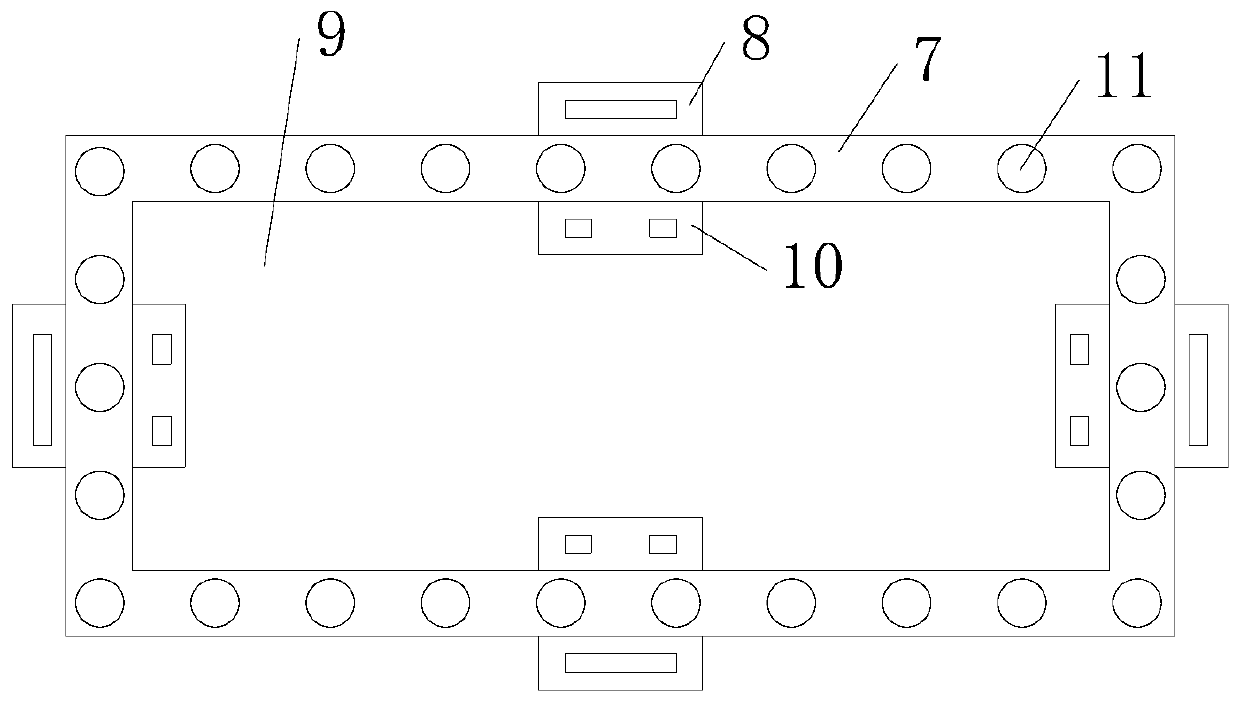 Guide plate for bone transport of tibia osteotomy