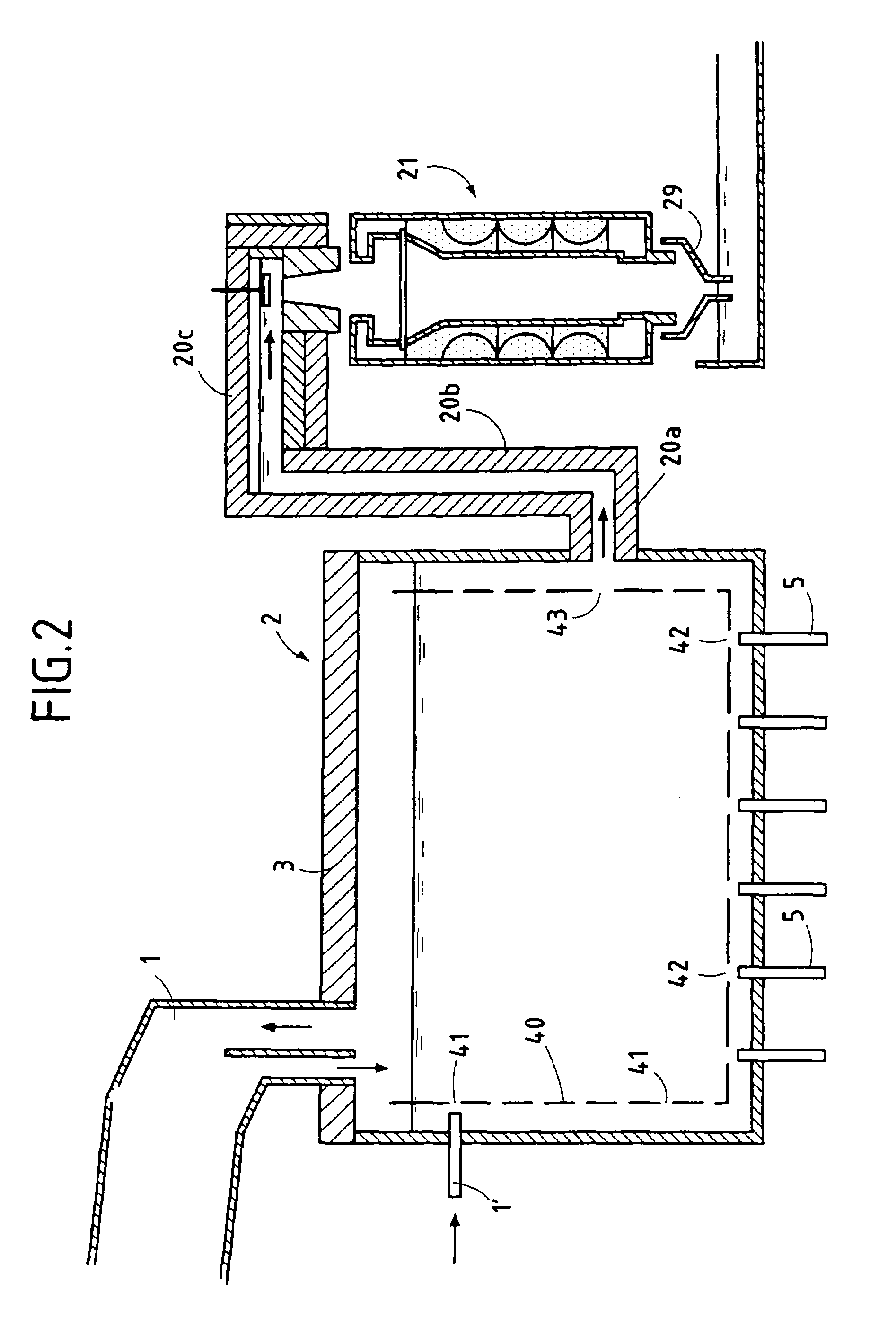 Method and device for melting and refining materials capable of being vitrified