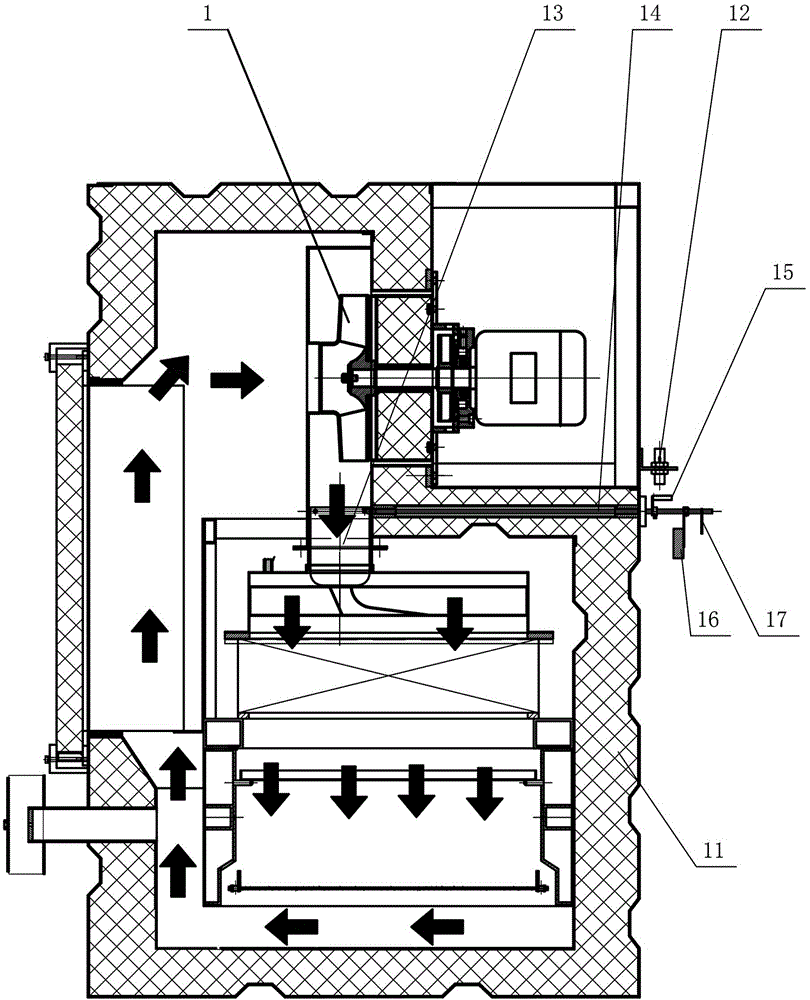 Dyer and device for detecting working state of draught fan of dryer and dryer