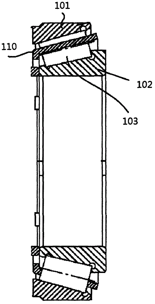 Roller bearing for supporting main shaft of wind driven generator