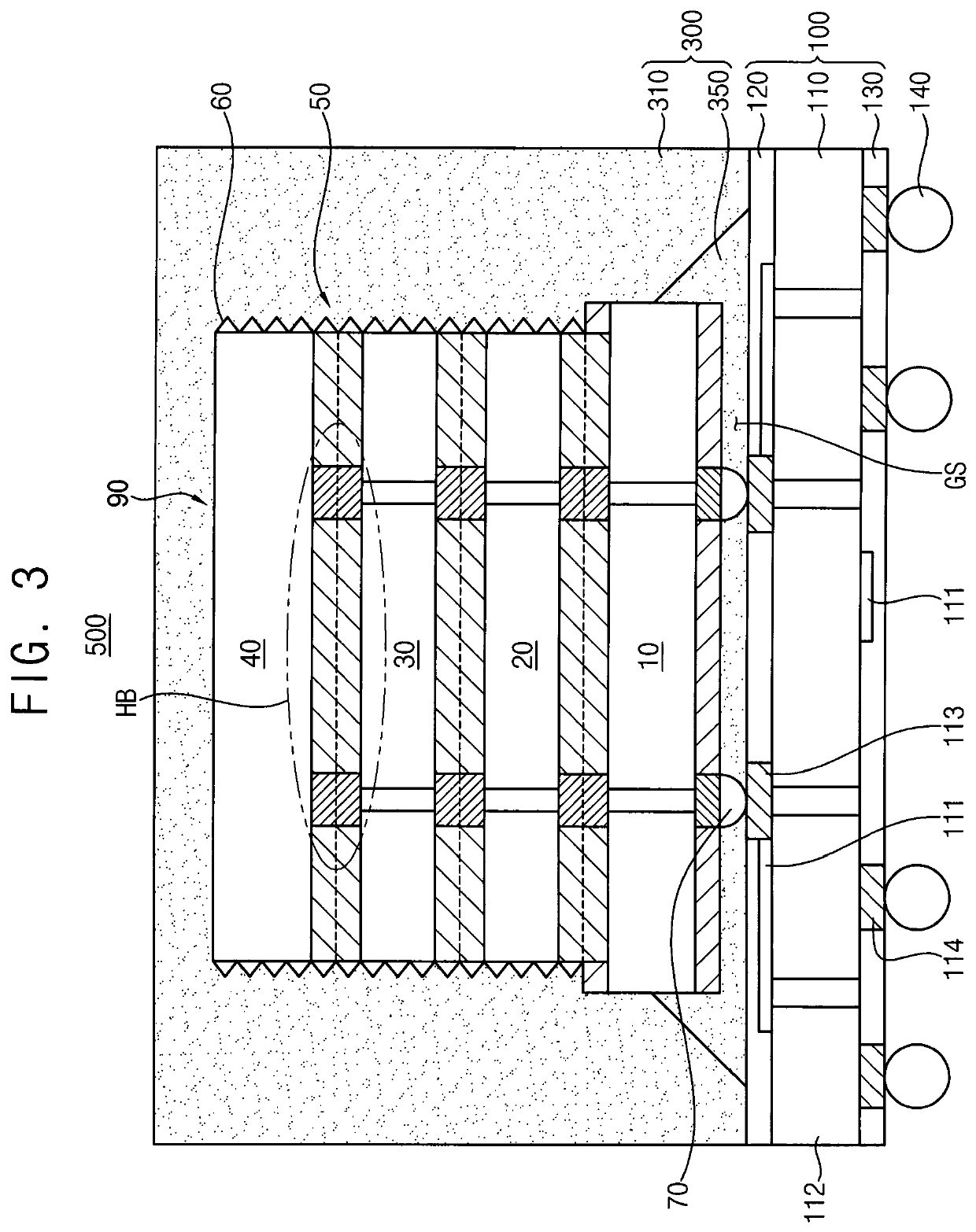 Die stack structure, semiconductor package having the same and method of manufacturing the same