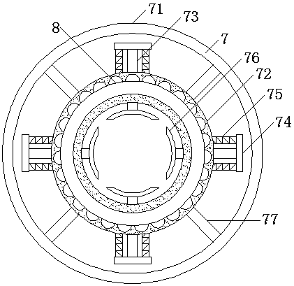 Steel pipe positioned-welding device for industrial machinery and welding method