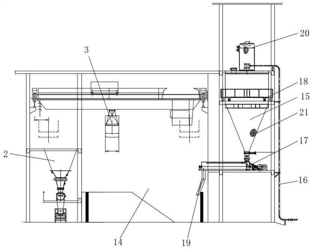 Digestion device and digestion method for free calcium oxide in converter fly ash