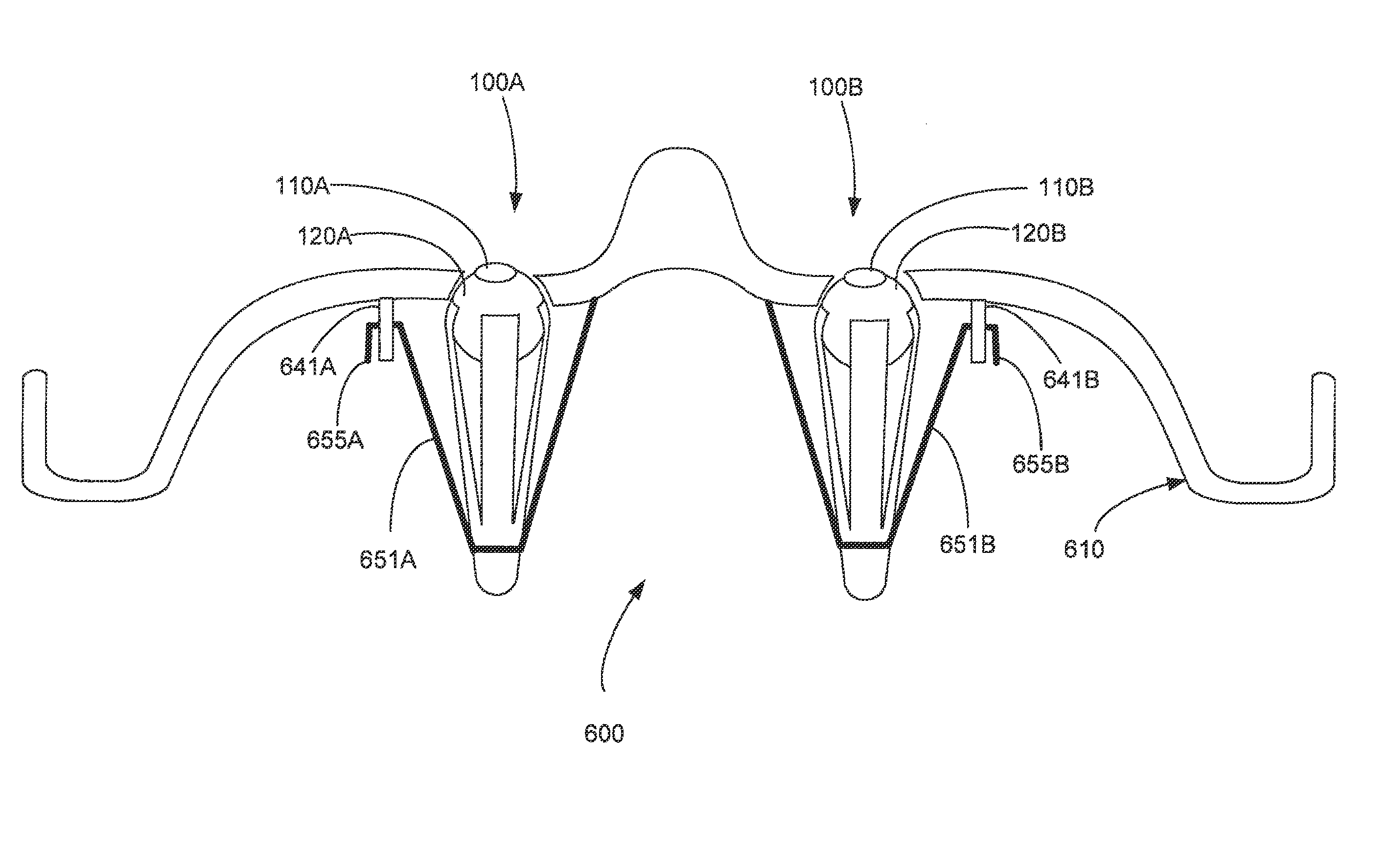 Model human eye and face manikin for use therewith