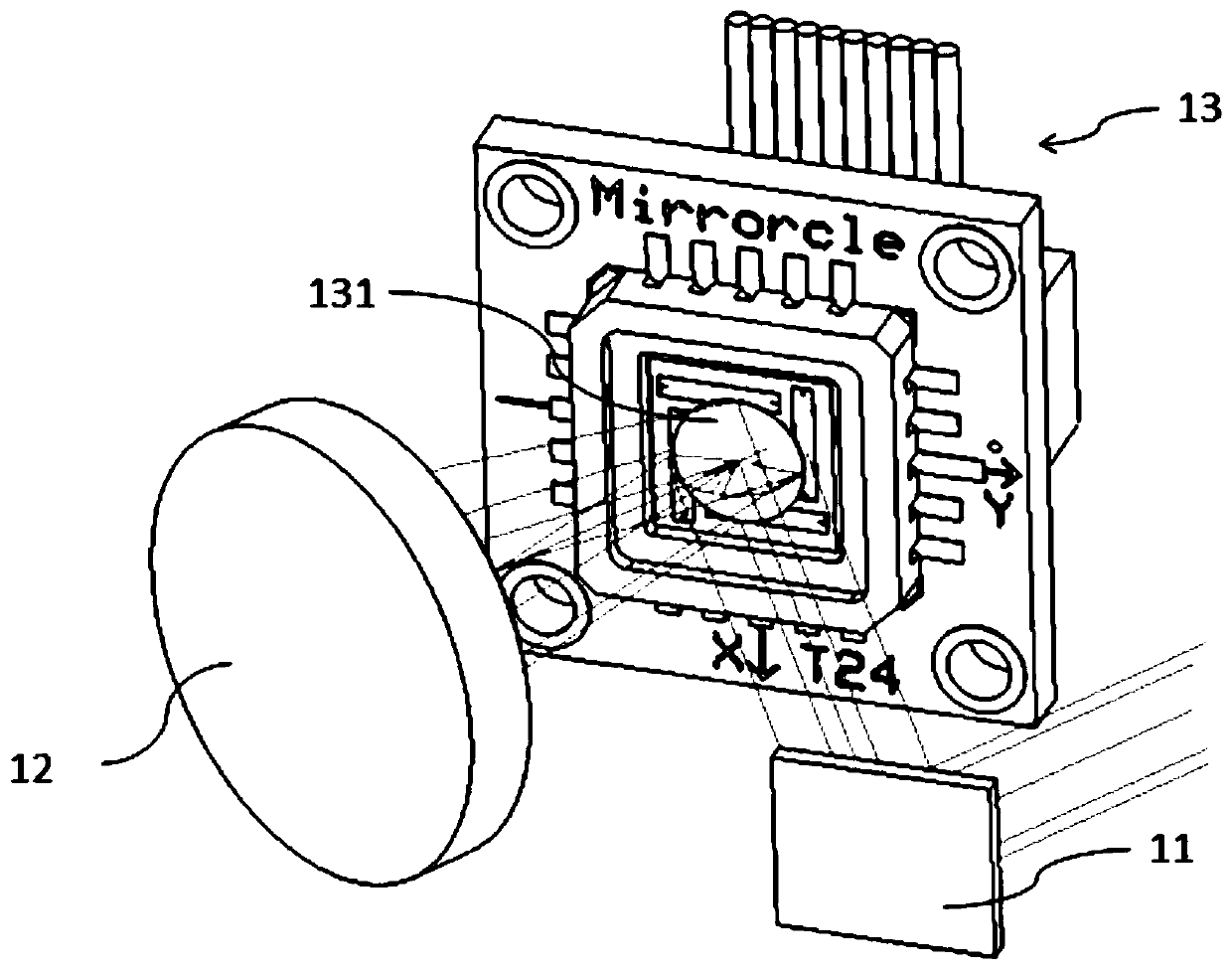 Surface scanning probe system and spectrometer