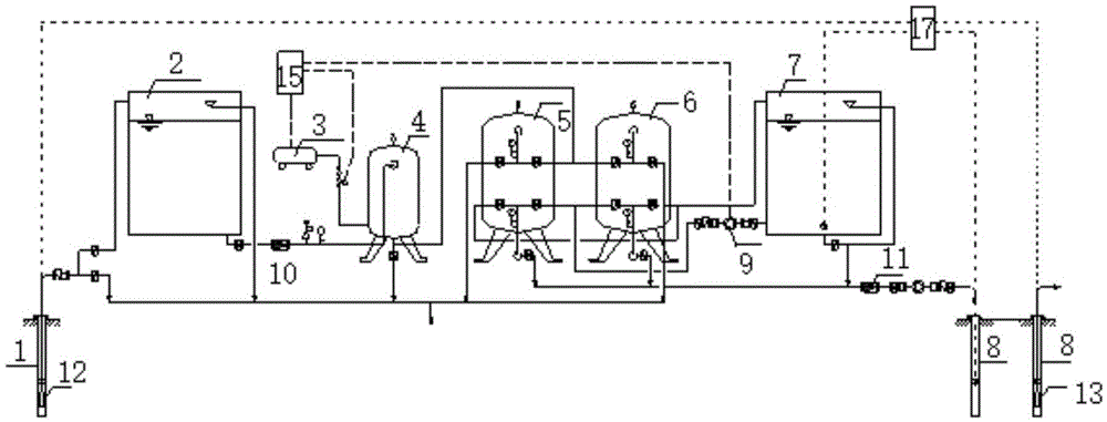 Foundation pit groundwater recharging system