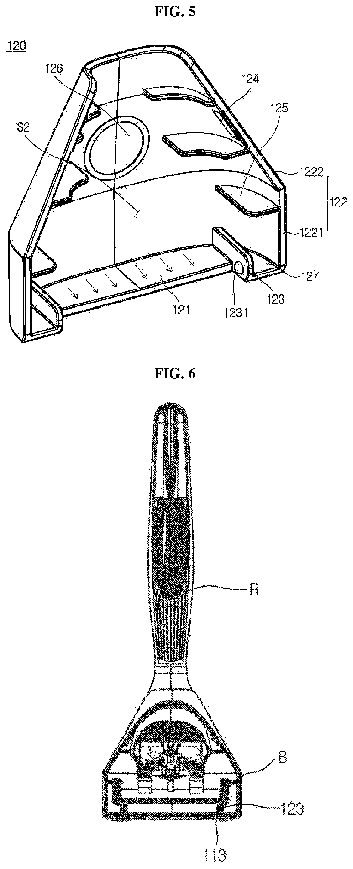 Blade shaver cradle