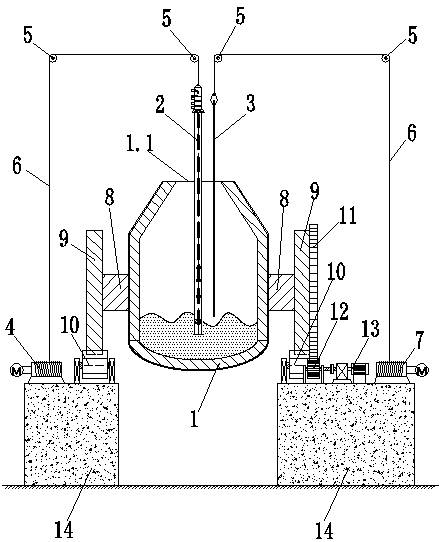 Immersed top-blown converter