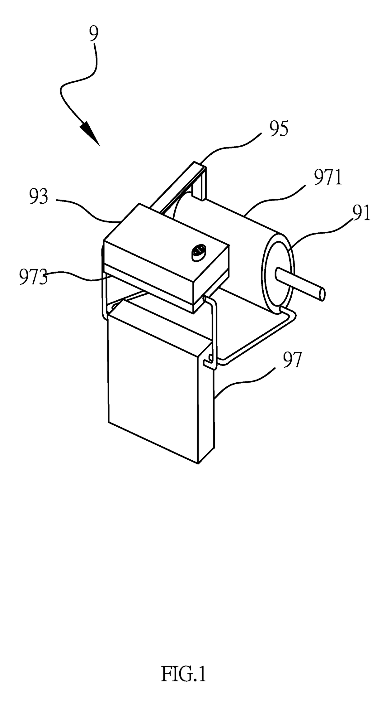 Flexible high-power control device and motor assembly comprising the control device