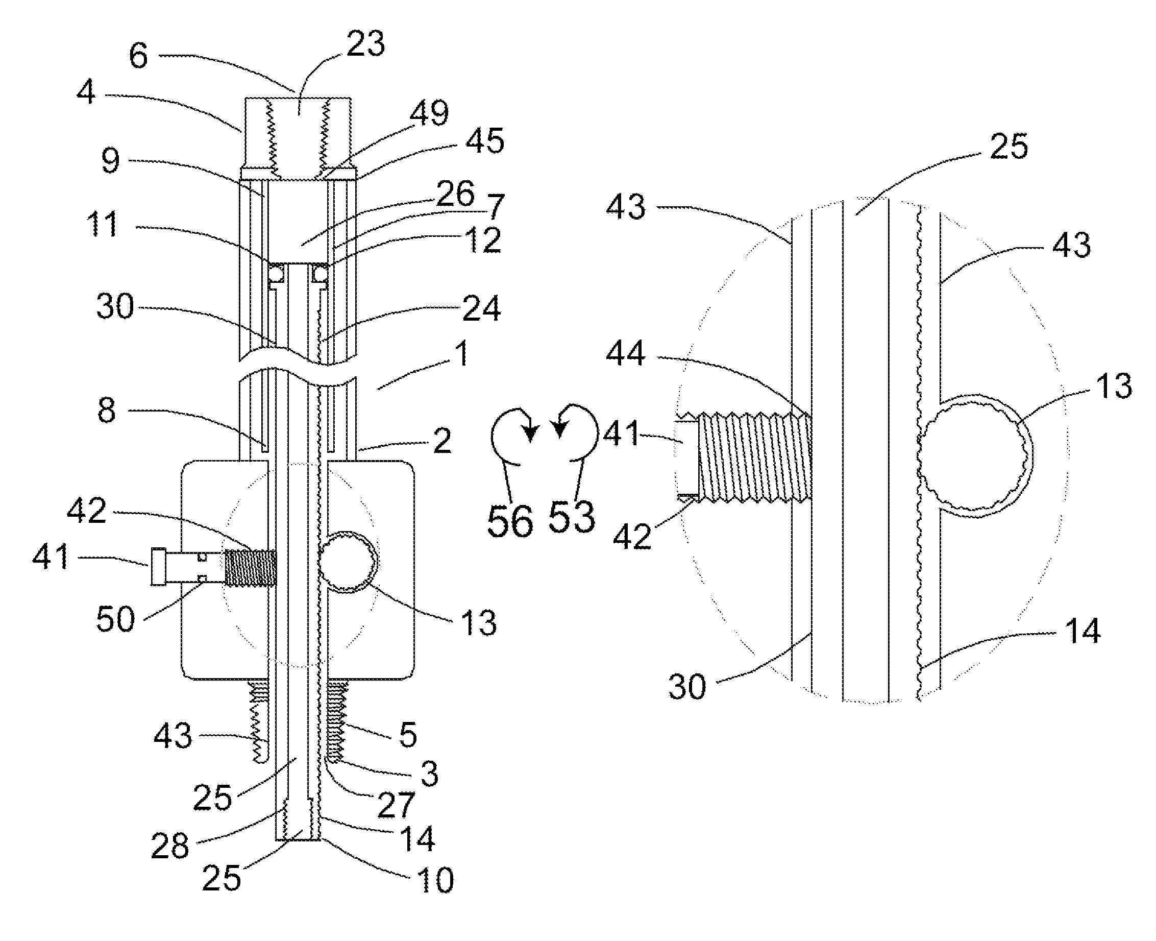 Portable insertable probe assembly