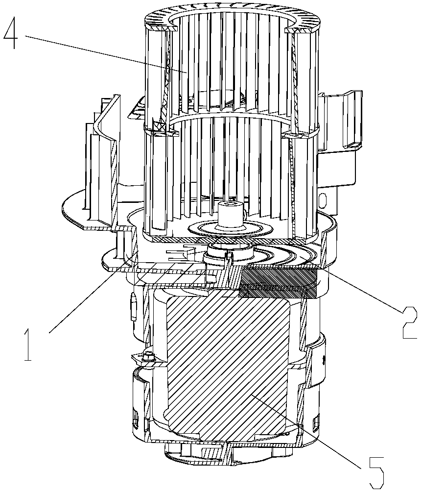 Indoor unit, motor waterproof structure of indoor unit and air conditioner