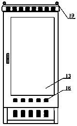 Multifunctional photoelectric composite cable cross connecting cabinet