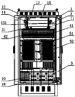 Multifunctional photoelectric composite cable cross connecting cabinet