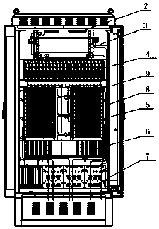 Multifunctional photoelectric composite cable cross connecting cabinet