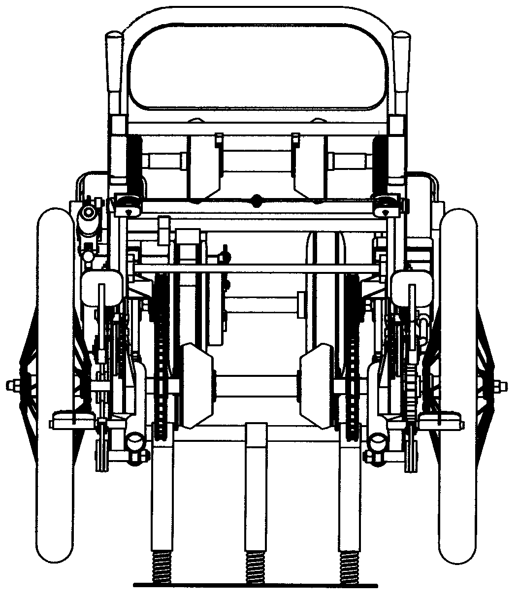 Electric power climbing vehicle