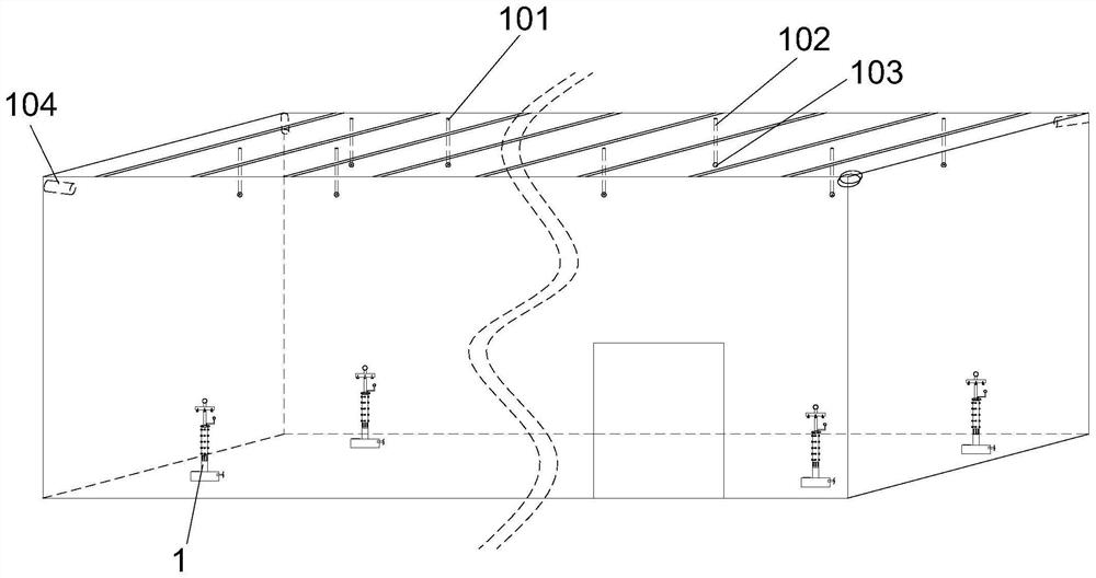 An intelligent dynamic tracking three-dimensional dust removal system and dust removal method