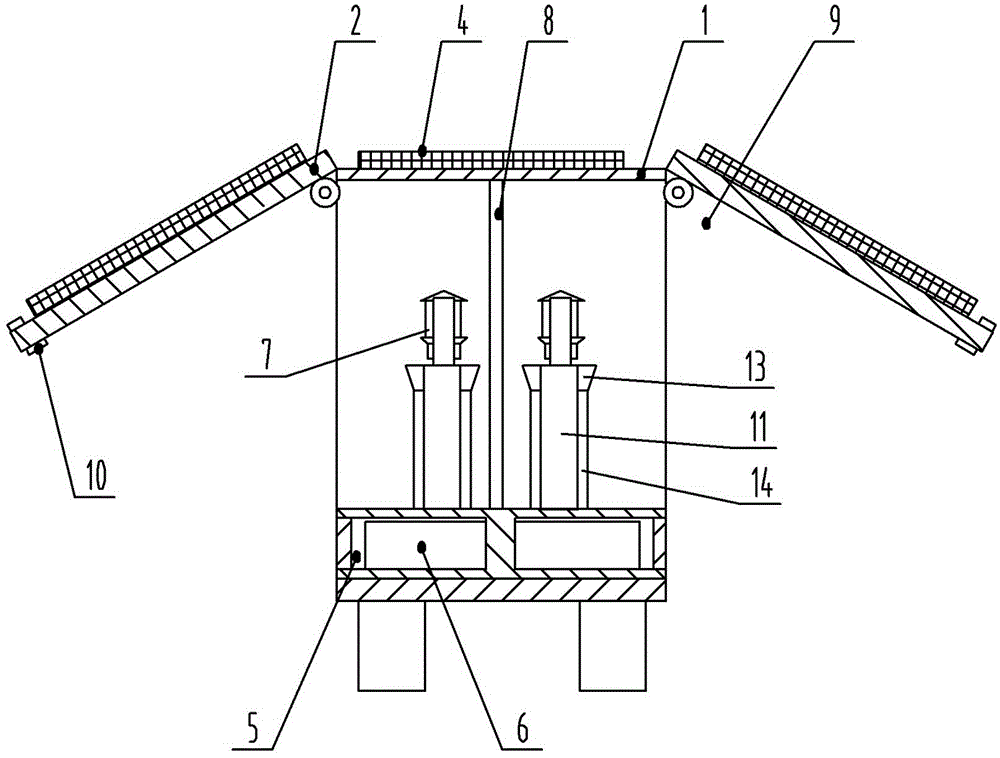 Solar photovoltaic harmful insect protection and control vehicle