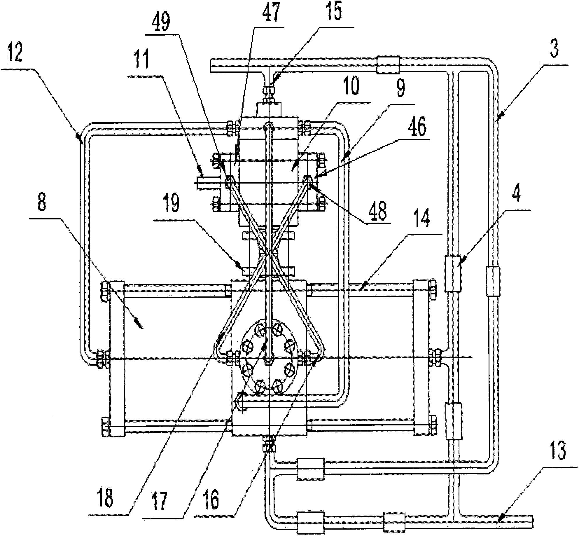 Differential pressure power pressure booster